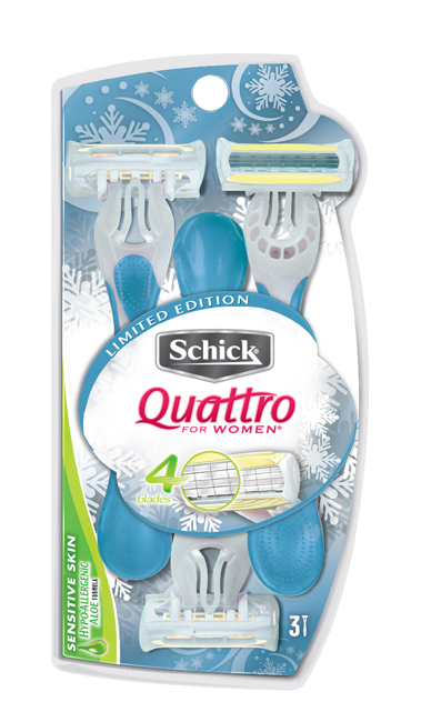 Limited Edition Schick Quatro Disposables Winter Pack // Belle Belle Beauty