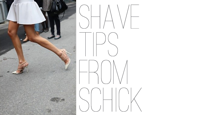 Shave tips from Schick // Belle Belle Beauty