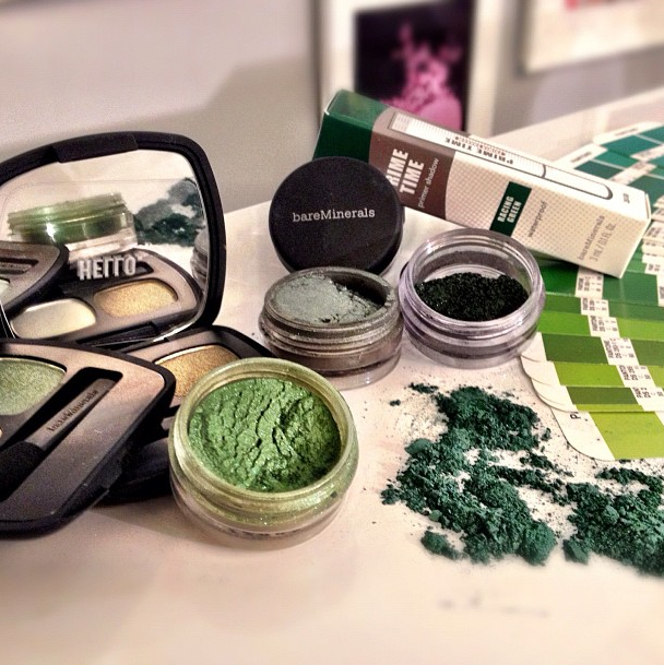 Bare Minerals Emerald Color of the Year on Belle Belle Beauty