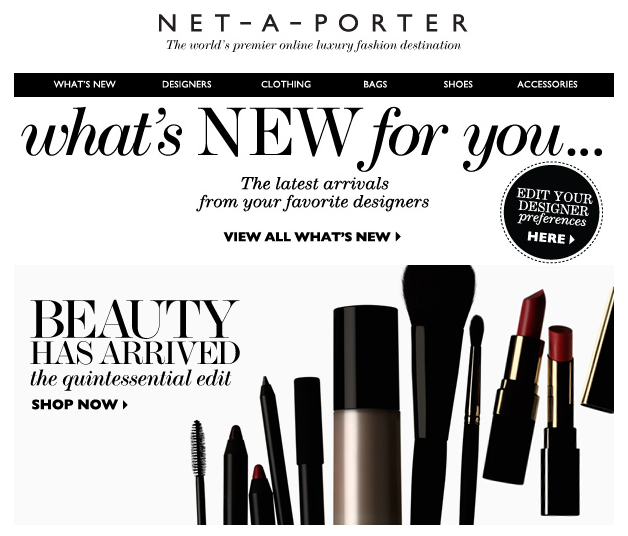 Net-a-Porter Adds Beauty! // Belle Belle Beauty