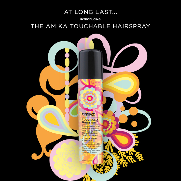 amika's new Touchable Hairspray! // Belle Belle Beauty