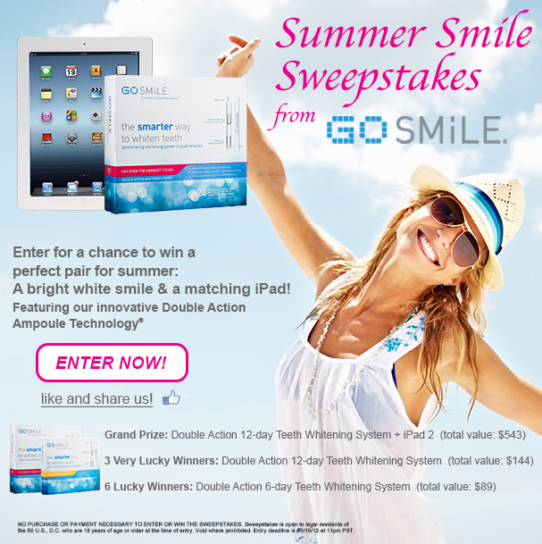 Summer Smile Sweepstakes from GO SMiLE // Belle Belle Beauty