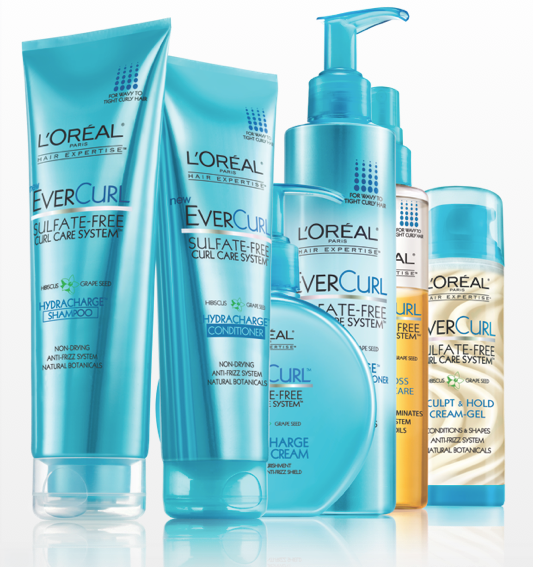 L’Oréal Paris EverCurl Sulfate-Free Curl Care System and GIVEAWAY // Belle Belle Beauty