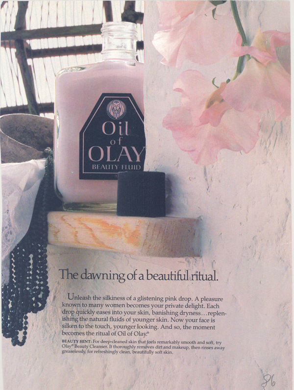 1986 Olay ad - Dawning of a Beautiful Ritual // Belle Belle Beauty