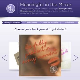 Meaningful Beauty Meaningful in the Mirror Facebook App // Belle Belle Beauty