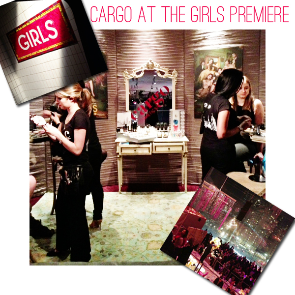 CARGO Cosmetics at HBO's "Girls" Premiere and a GIVEAWAY on Belle Belle Beauty