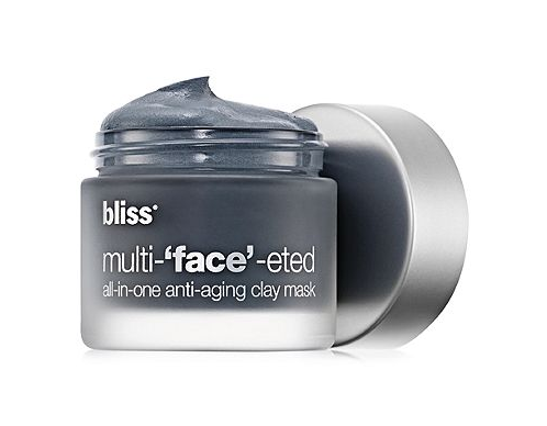 bliss multi-‘face’-eted anti-aging clay mask on Belle Belle Beauty