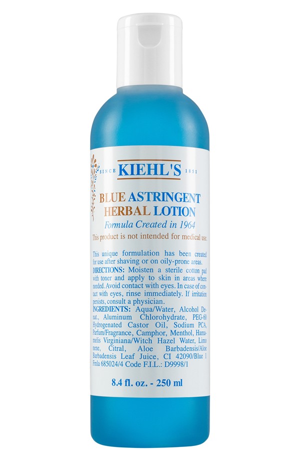 Kiehl's Blue Astringent Herbal Lotion on Belle Belle Beauty